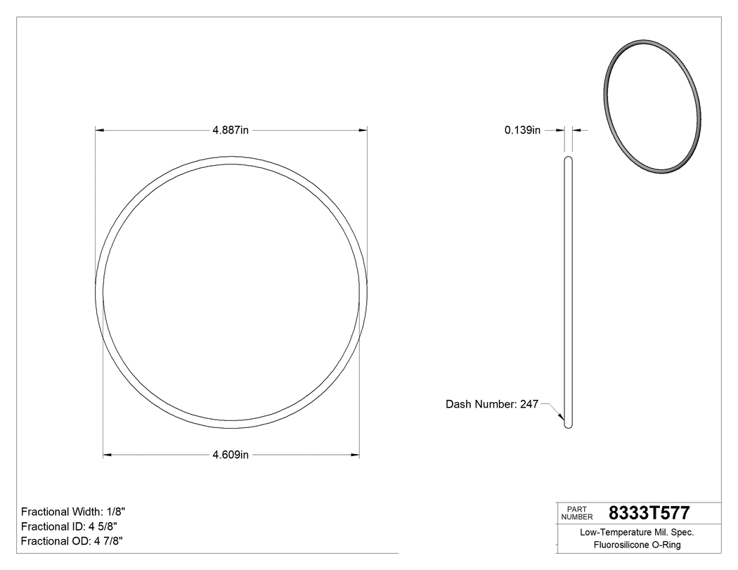 Technical drawing - 8333T577